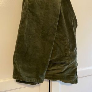 Forest green corduroy pants